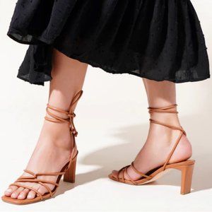 Charlotte Stone Aurora Brown Heels